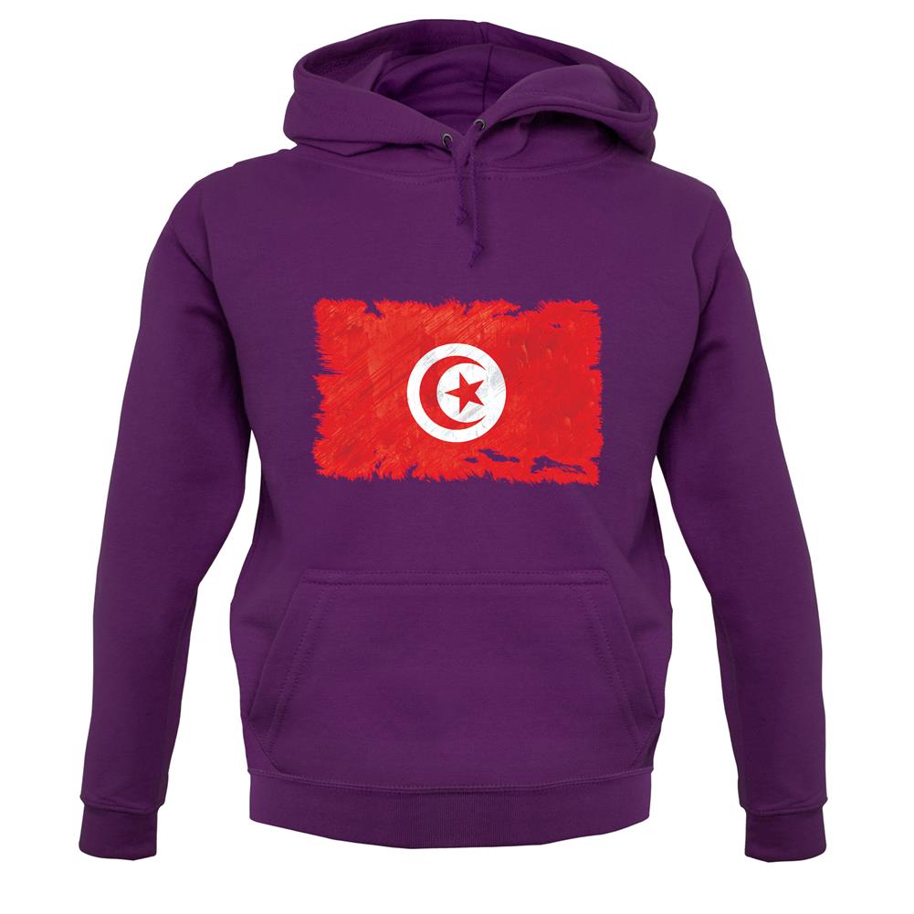 Tunisia Grunge Style Flag unisex hoodie Tunisia Grunge Style Flag unisex hoodie