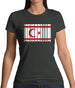 Turkish Republic Of Northern Cyprus Barcode Style Flag Womens T-Shirt Turkish Republic Of Northern Cyprus Barcode Style Flag Womens T-Shirt