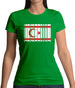 Turkish Republic Of Northern Cyprus Barcode Style Flag Womens T-Shirt Turkish Republic Of Northern Cyprus Barcode Style Flag Womens T-Shirt