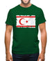 Turkish Republic Of Northern Cyprus Grunge Style Flag Mens T-Shirt Turkish Republic Of Northern Cyprus Grunge Style Flag Mens T-Shirt