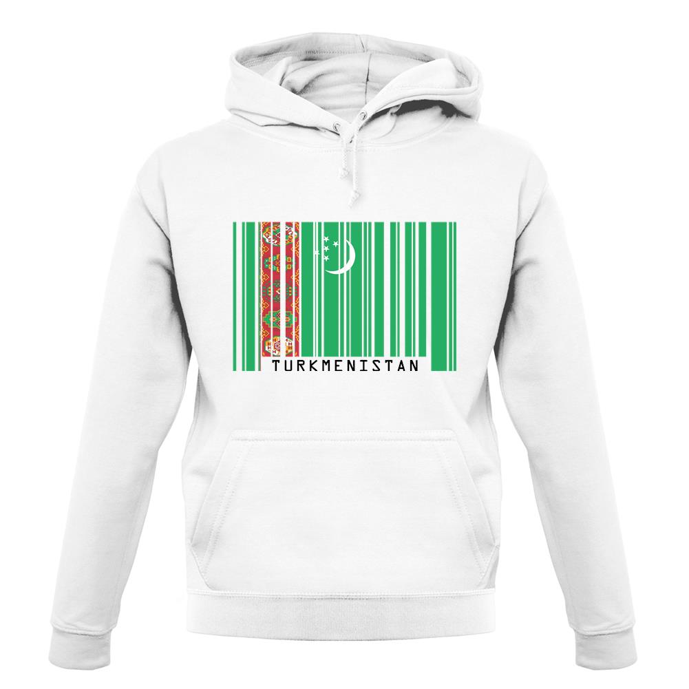 Turkmenistan Barcode Style Flag unisex hoodie Turkmenistan Barcode Style Flag unisex hoodie