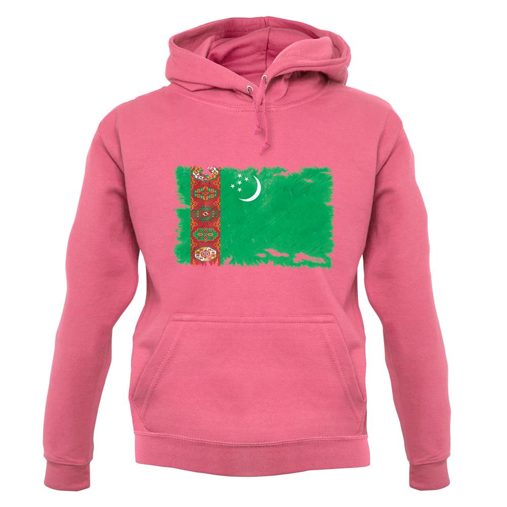Turkmenistan Grunge Style Flag unisex hoodie Turkmenistan Grunge Style Flag unisex hoodie