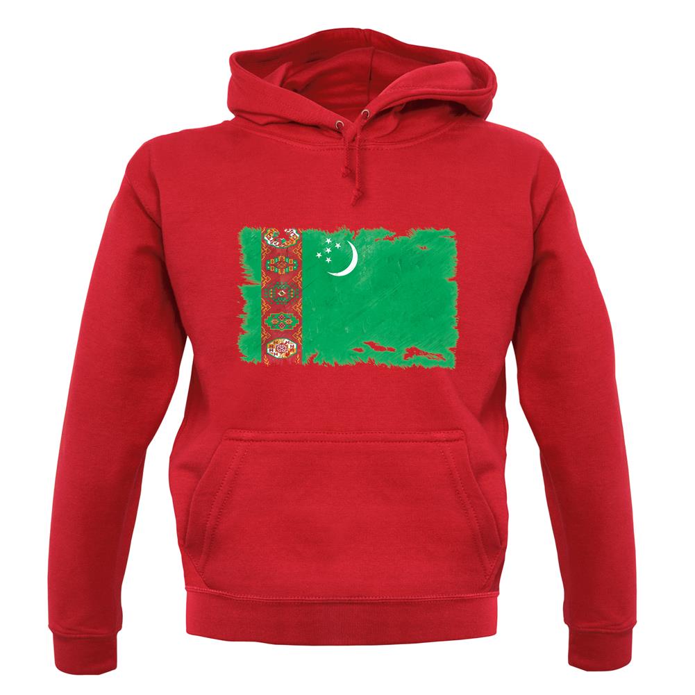 Turkmenistan Grunge Style Flag unisex hoodie Turkmenistan Grunge Style Flag unisex hoodie