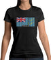 Tuvalu Barcode Style Flag Womens T-Shirt Tuvalu Barcode Style Flag Womens T-Shirt
