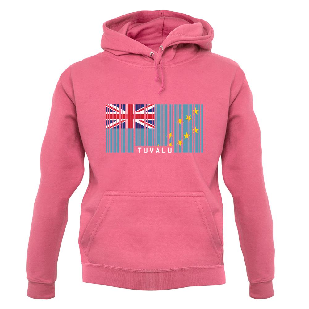 Tuvalu Barcode Style Flag unisex hoodie Tuvalu Barcode Style Flag unisex hoodie