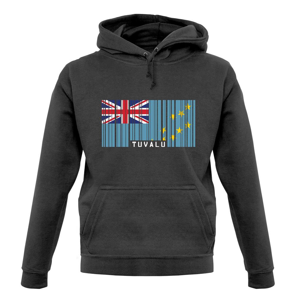 Tuvalu Barcode Style Flag unisex hoodie Tuvalu Barcode Style Flag unisex hoodie