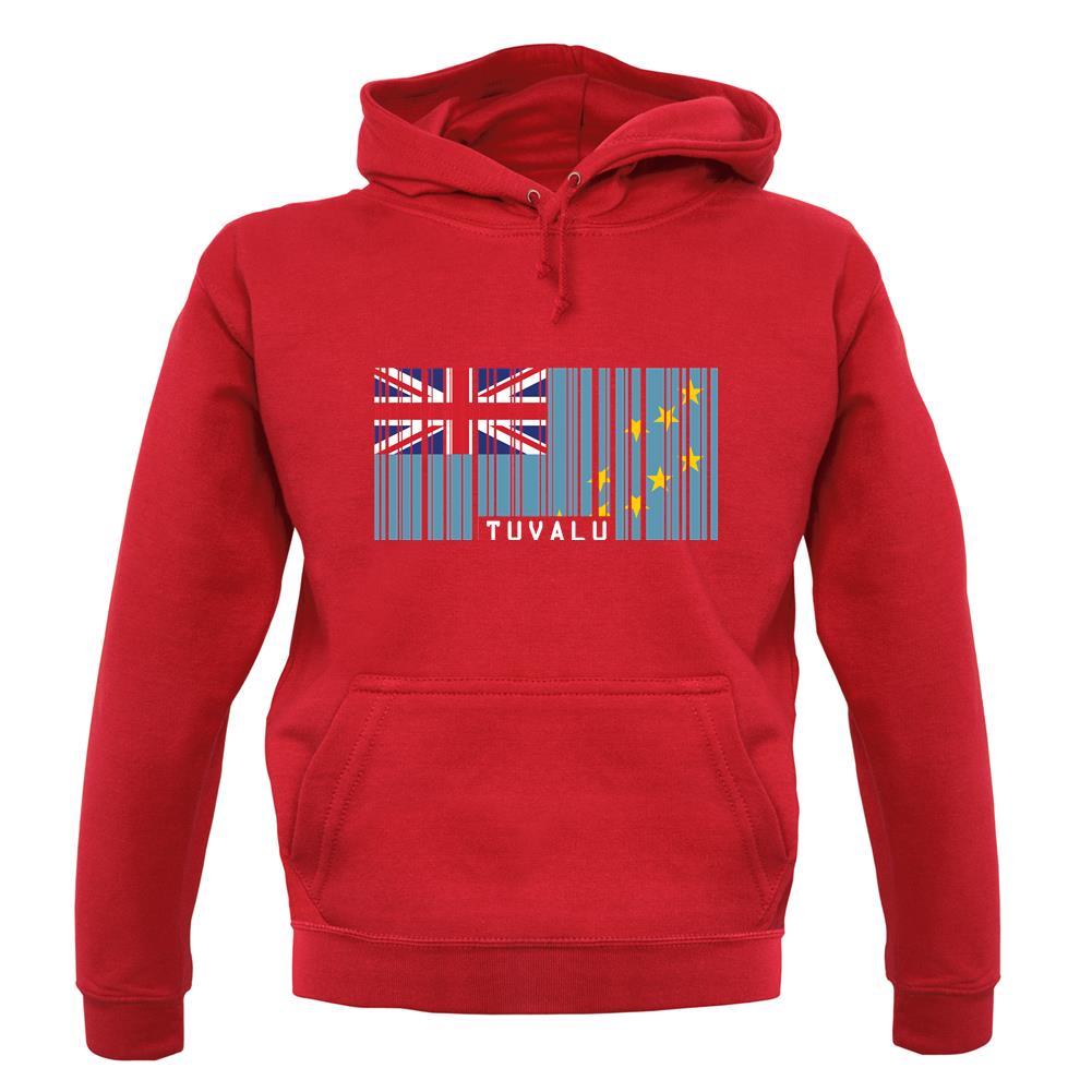 Tuvalu Barcode Style Flag unisex hoodie Tuvalu Barcode Style Flag unisex hoodie