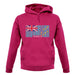 Tuvalu Barcode Style Flag unisex hoodie Tuvalu Barcode Style Flag unisex hoodie