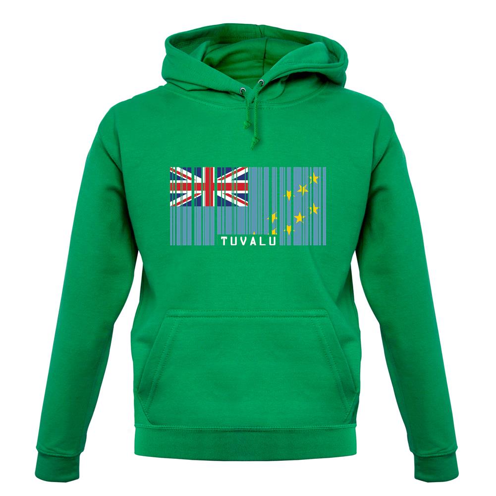 Tuvalu Barcode Style Flag unisex hoodie Tuvalu Barcode Style Flag unisex hoodie