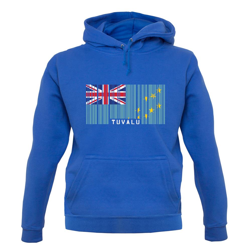 Tuvalu Barcode Style Flag unisex hoodie Tuvalu Barcode Style Flag unisex hoodie