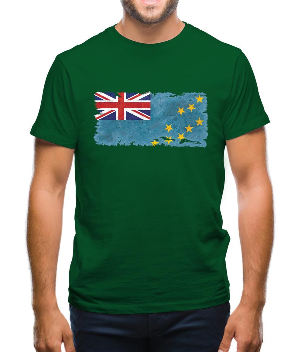 Tuvalu Grunge Style Flag Mens T-Shirt Tuvalu Grunge Style Flag Mens T-Shirt
