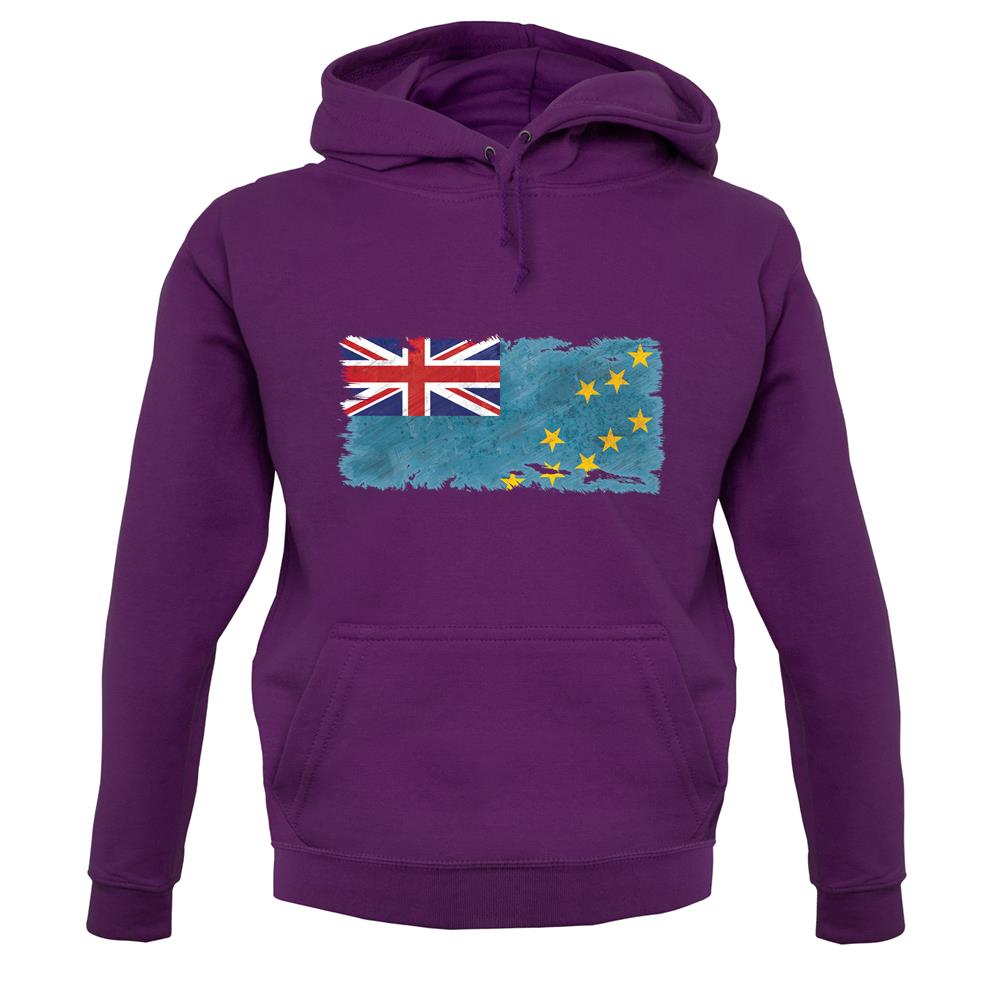 Tuvalu Grunge Style Flag unisex hoodie Tuvalu Grunge Style Flag unisex hoodie