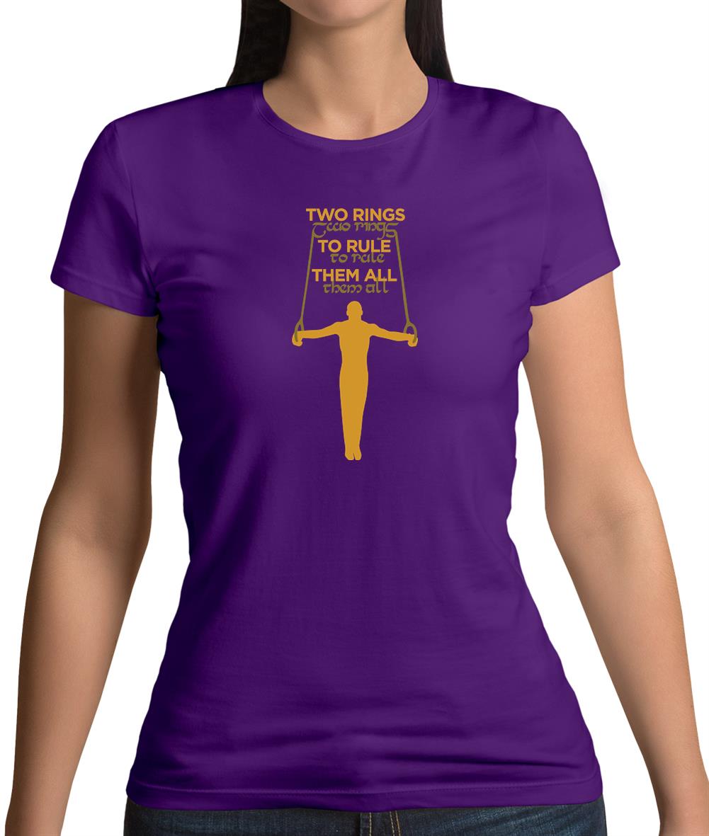 Two Rings To Rule Them Womens T-Shirt Two Rings To Rule Them Womens T-Shirt