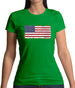 Us Grunge Style Flag Womens T-Shirt Us Grunge Style Flag Womens T-Shirt
