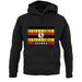 Uganda Barcode Style Flag unisex hoodie Uganda Barcode Style Flag unisex hoodie