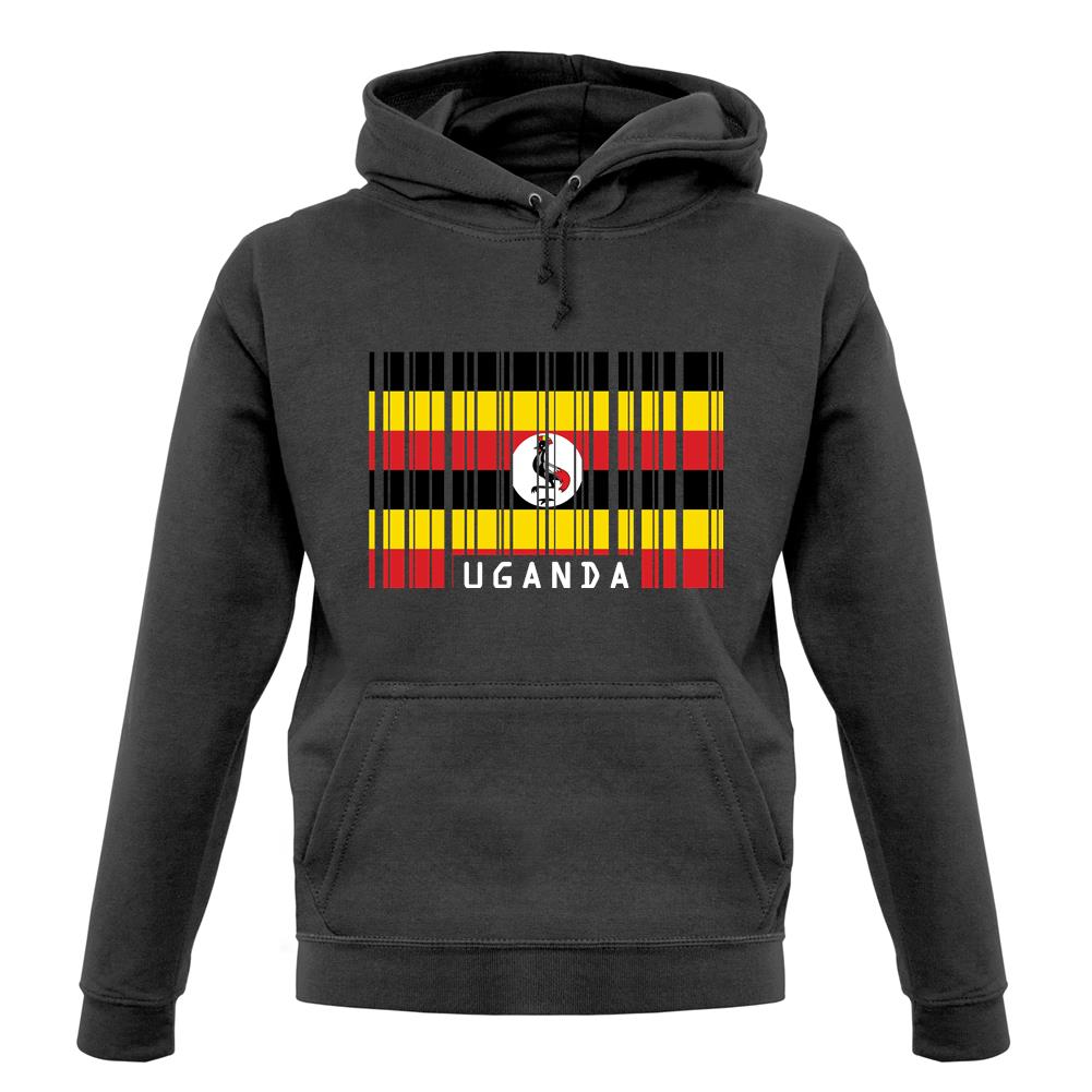Uganda Barcode Style Flag unisex hoodie Uganda Barcode Style Flag unisex hoodie