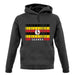 Uganda Barcode Style Flag unisex hoodie Uganda Barcode Style Flag unisex hoodie