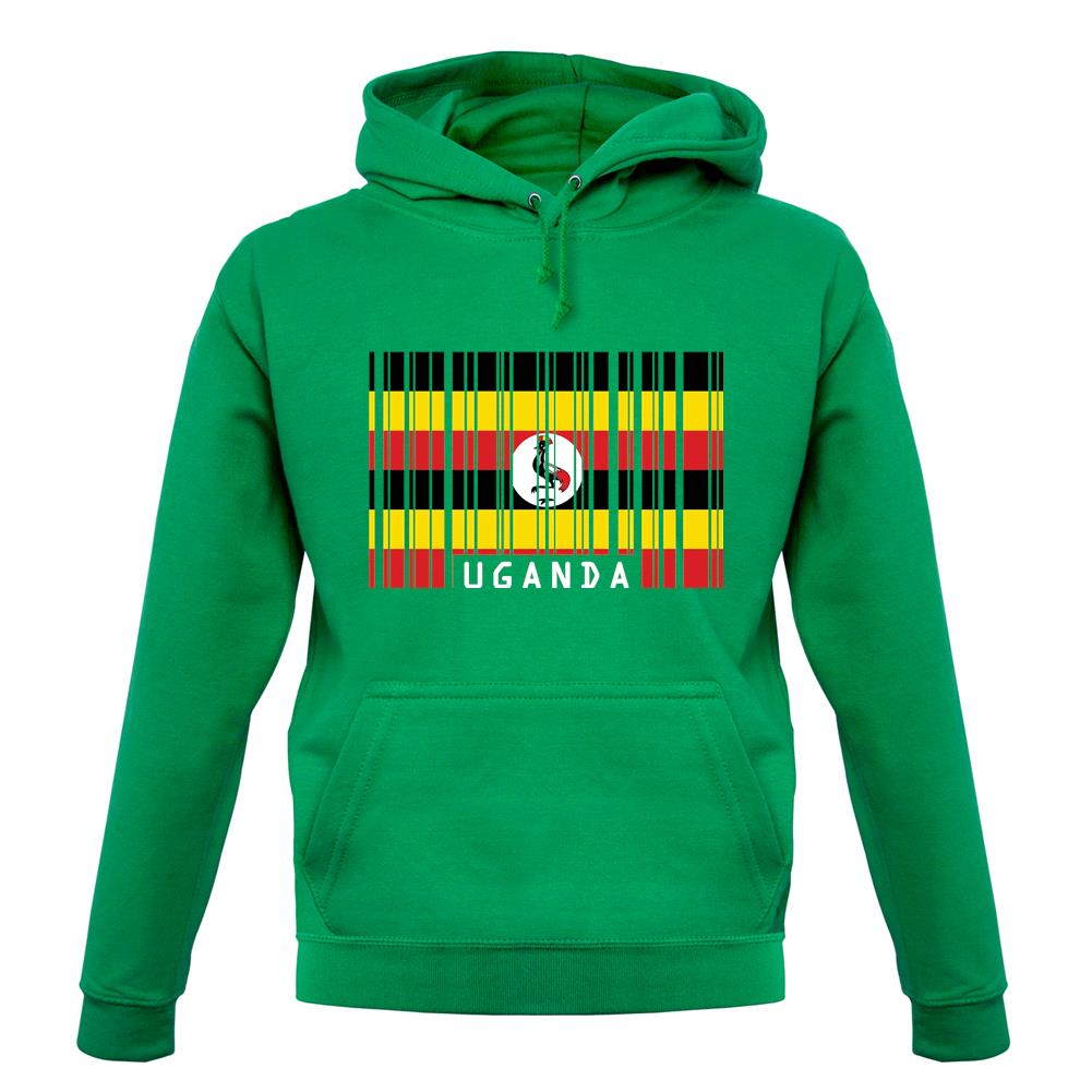 Uganda Barcode Style Flag unisex hoodie Uganda Barcode Style Flag unisex hoodie