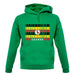 Uganda Barcode Style Flag unisex hoodie Uganda Barcode Style Flag unisex hoodie