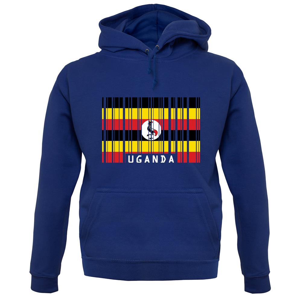 Uganda Barcode Style Flag unisex hoodie Uganda Barcode Style Flag unisex hoodie