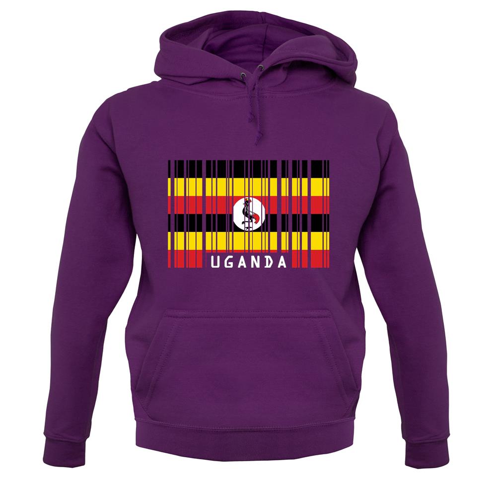 Uganda Barcode Style Flag unisex hoodie Uganda Barcode Style Flag unisex hoodie