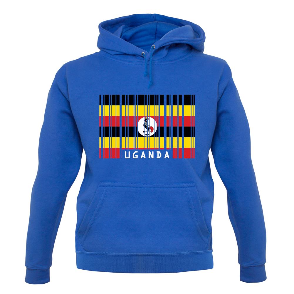 Uganda Barcode Style Flag unisex hoodie Uganda Barcode Style Flag unisex hoodie