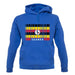 Uganda Barcode Style Flag unisex hoodie Uganda Barcode Style Flag unisex hoodie