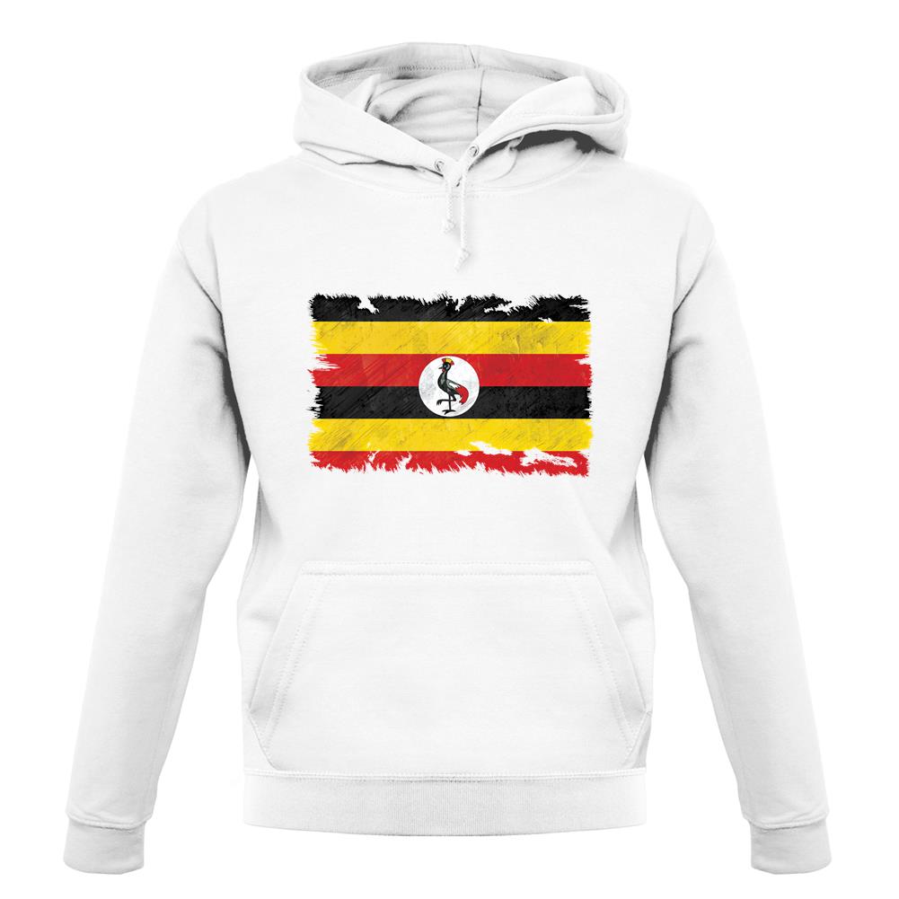 Uganda Grunge Style Flag unisex hoodie Uganda Grunge Style Flag unisex hoodie