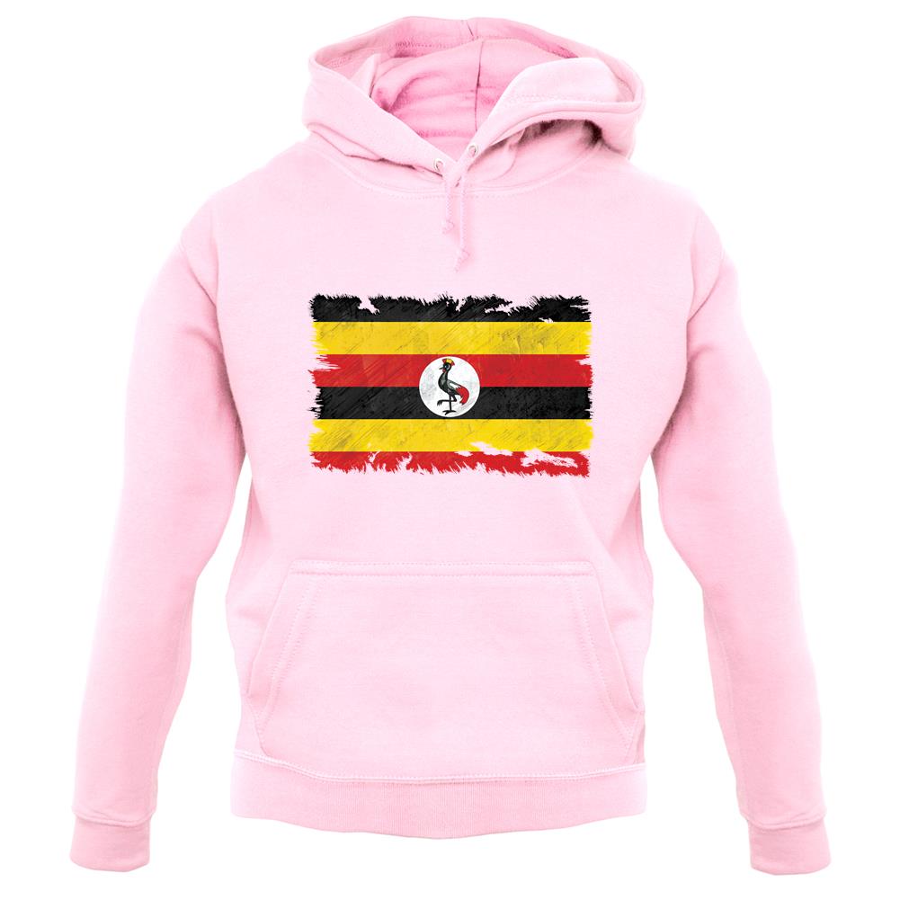 Uganda Grunge Style Flag unisex hoodie Uganda Grunge Style Flag unisex hoodie