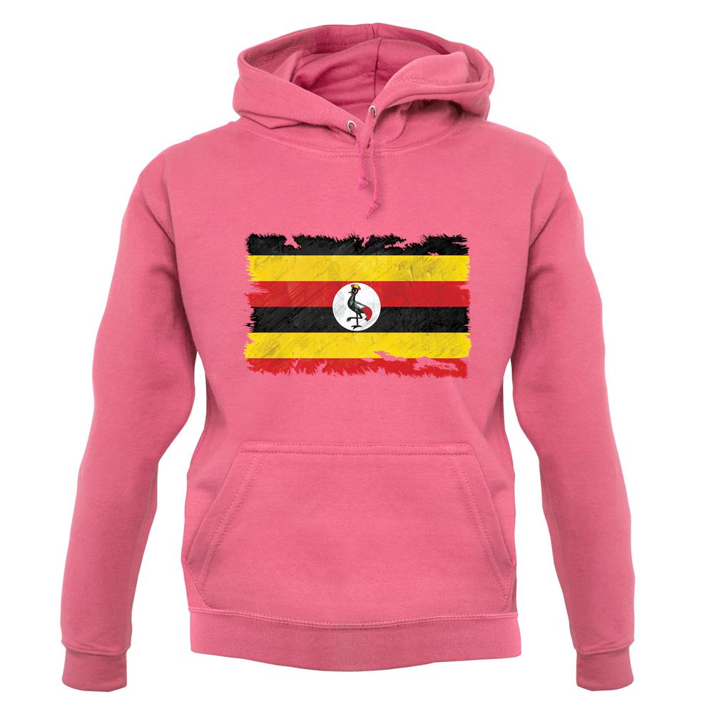 Uganda Grunge Style Flag unisex hoodie Uganda Grunge Style Flag unisex hoodie