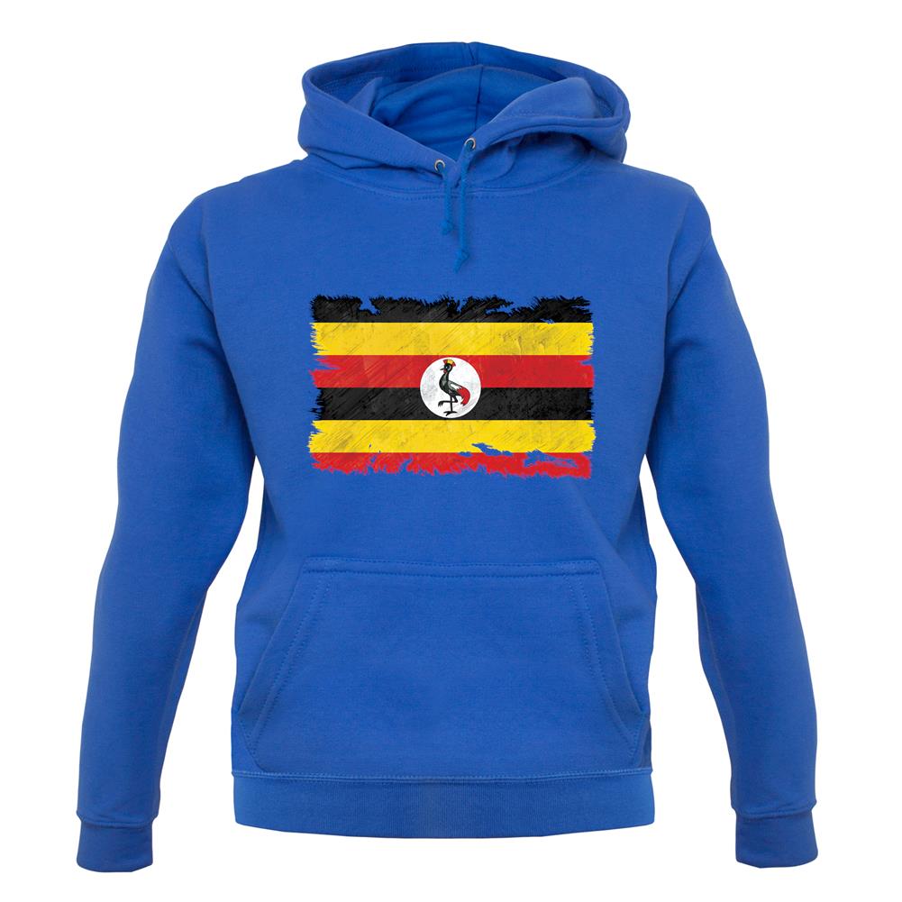 Uganda Grunge Style Flag unisex hoodie Uganda Grunge Style Flag unisex hoodie
