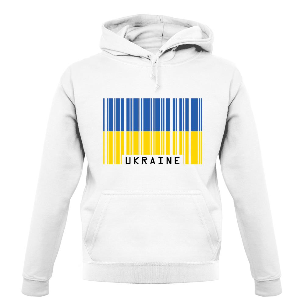Ukraine Barcode Style Flag unisex hoodie Ukraine Barcode Style Flag unisex hoodie
