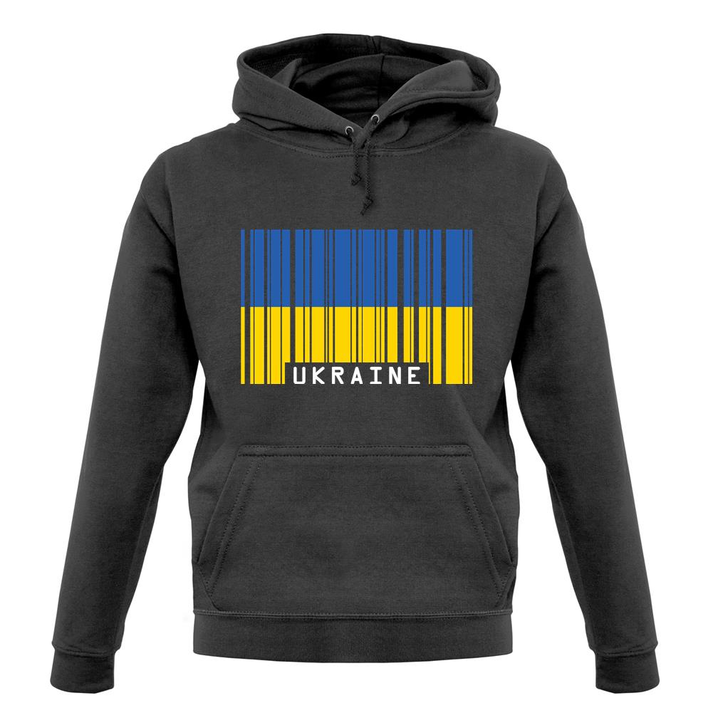 Ukraine Barcode Style Flag unisex hoodie Ukraine Barcode Style Flag unisex hoodie