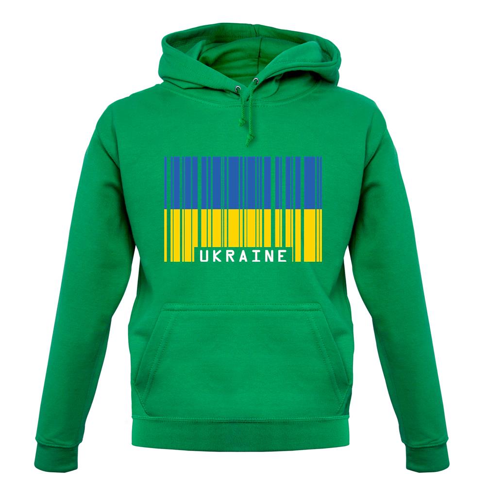 Ukraine Barcode Style Flag unisex hoodie Ukraine Barcode Style Flag unisex hoodie