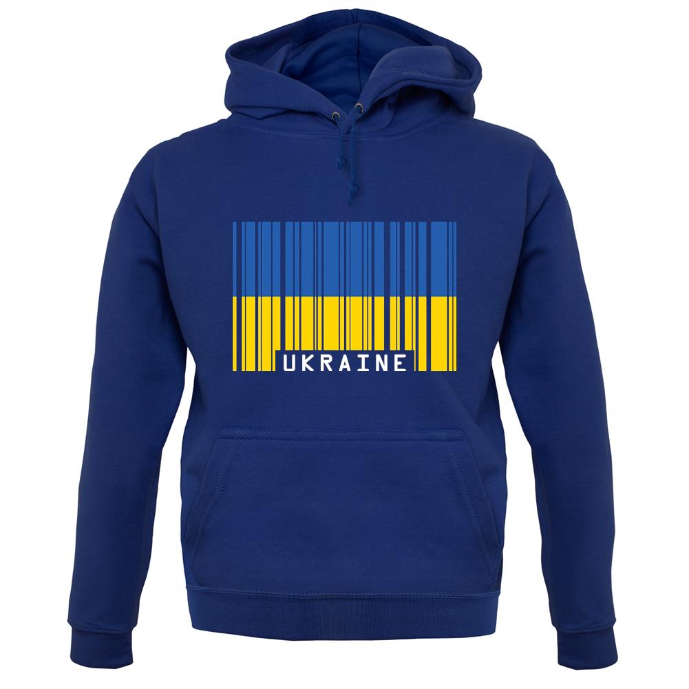 Ukraine Barcode Style Flag unisex hoodie Ukraine Barcode Style Flag unisex hoodie