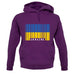 Ukraine Barcode Style Flag unisex hoodie Ukraine Barcode Style Flag unisex hoodie