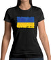 Ukraine Grunge Style Flag Womens T-Shirt Ukraine Grunge Style Flag Womens T-Shirt