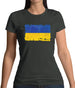 Ukraine Grunge Style Flag Womens T-Shirt Ukraine Grunge Style Flag Womens T-Shirt