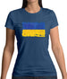 Ukraine Grunge Style Flag Womens T-Shirt Ukraine Grunge Style Flag Womens T-Shirt