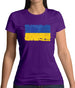 Ukraine Grunge Style Flag Womens T-Shirt Ukraine Grunge Style Flag Womens T-Shirt