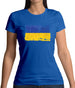 Ukraine Grunge Style Flag Womens T-Shirt Ukraine Grunge Style Flag Womens T-Shirt