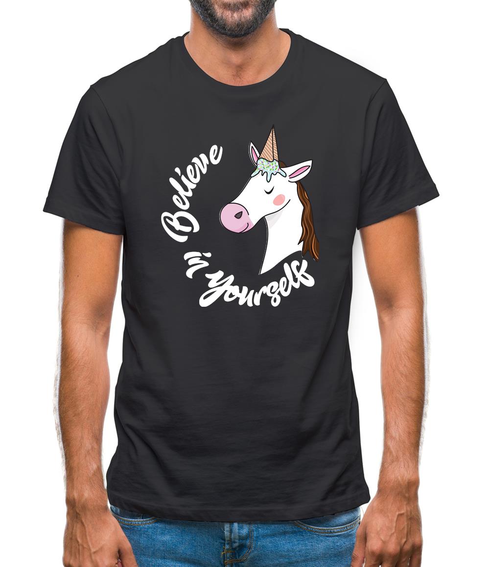 Unicorn Believe Mens T-Shirt Unicorn Believe Mens T-Shirt