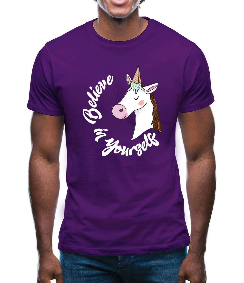 Unicorn Believe Mens T-Shirt Unicorn Believe Mens T-Shirt