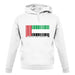 United Arab Emirates Barcode Style Flag unisex hoodie United Arab Emirates Barcode Style Flag unisex hoodie