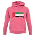 United Arab Emirates Barcode Style Flag unisex hoodie United Arab Emirates Barcode Style Flag unisex hoodie