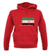 United Arab Emirates Barcode Style Flag unisex hoodie United Arab Emirates Barcode Style Flag unisex hoodie