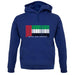 United Arab Emirates Barcode Style Flag unisex hoodie United Arab Emirates Barcode Style Flag unisex hoodie