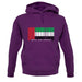 United Arab Emirates Barcode Style Flag unisex hoodie United Arab Emirates Barcode Style Flag unisex hoodie
