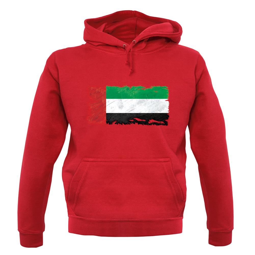 United Arab Emirates Grunge Style Flag unisex hoodie United Arab Emirates Grunge Style Flag unisex hoodie