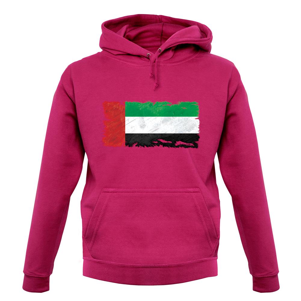 United Arab Emirates Grunge Style Flag unisex hoodie United Arab Emirates Grunge Style Flag unisex hoodie